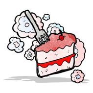 cartoon slice of cake N4