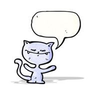 funny cartoon cat N100