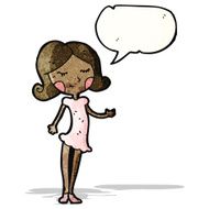 cartoon pretty woman N4