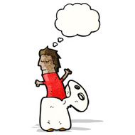 cartoon ghost costume N9