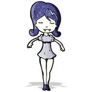 Cartoon Vampire Girl N16
