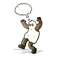 cartoon ghost costume N10