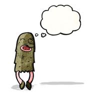 funny cartoon monster N10