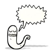 shrieking ghost cartoon character N2