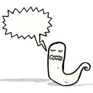 shrieking ghost cartoon character N3