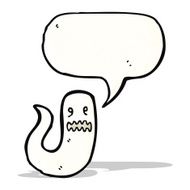 shrieking ghost cartoon character N5