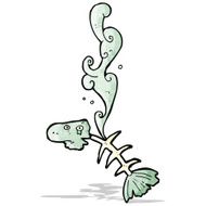 Cartoon Fish Bones N13