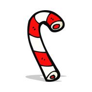 candy cane cartoon