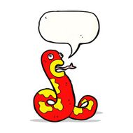 cartoon poisonous snake N15