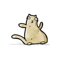 fat cartoon cat N3