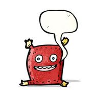 pillow talking cartoon