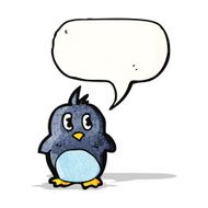 Cartoon penguin N47