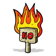cartoon no sign
