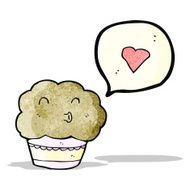 cartoon cupcake N55