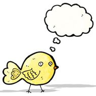 funny cartoon bird N32