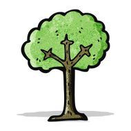 Cartoon Tree N133
