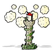 cartoon fairytale tower N2