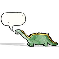 friendly cartoon dinosaur N6