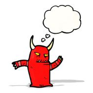 cartoon dancing demon