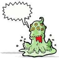 gross space alien cartoon