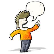 cartoon talking man N24
