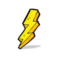 Cartoon Lightning Bolt N29