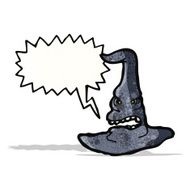cartoon witches hat