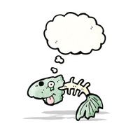 cartoon fishbones