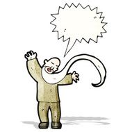 cartoon shouting old man N3
