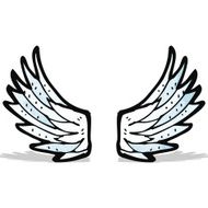 Cartoon Angel Wings N12