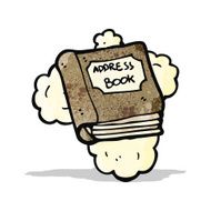cartoon address book N2