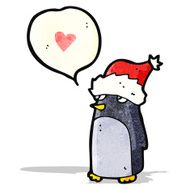 Cartoon Christmas Penguin N17