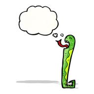 snake with thought bubble