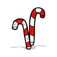 candy canes cartoon