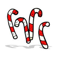 candy canes cartoon N2