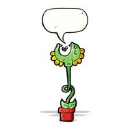 venus fly trap cartoon character
