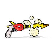 ray gun cartoon