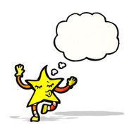 dancing star cartoon