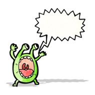 talking monster cartoon