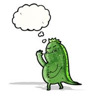 friendly cartoon monster