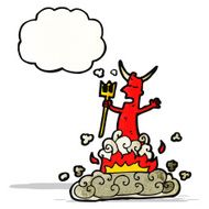 cartoon devil appearing N2