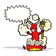 cartoon shouting devil N2