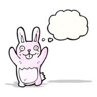 pink rabbit cartoon N3