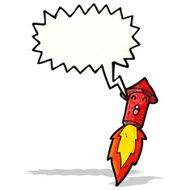 Cartoon Firework Rocket N14