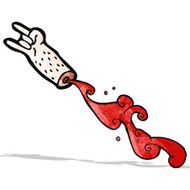 Cartoon Severed Arm N15