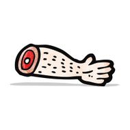 Cartoon Severed Arm N16