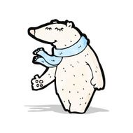 Cartoon Polar Bear N43
