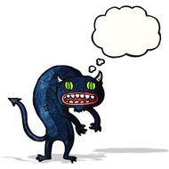cartoon spooky monster N9