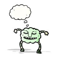 cartoon cloud monster N14