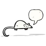 cartoon squeaking mouse